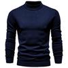 Mens Turtleneck Knit Sweater Casual Long Sleeve Pullover Fall Winter Slim Fit