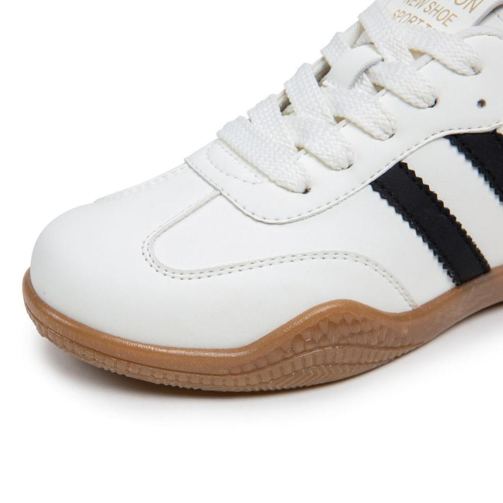 [Customization] Autumn Lightweight and Versatile German Training Shoes Fashionable Soft-soled Women's White Shoes Casual Non-slip Sports Shoes