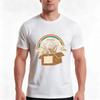 Adopt Forbidden Cats Tshirt Summer Casual Cotton Tee Oversized Streetwear Tops Vintage Graphic Print Loose Fit Short Sleeve