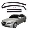Дефлекторы окон - - BMW 5 Серии E60 - Тонированные - Усиленный акрил - Простая установка