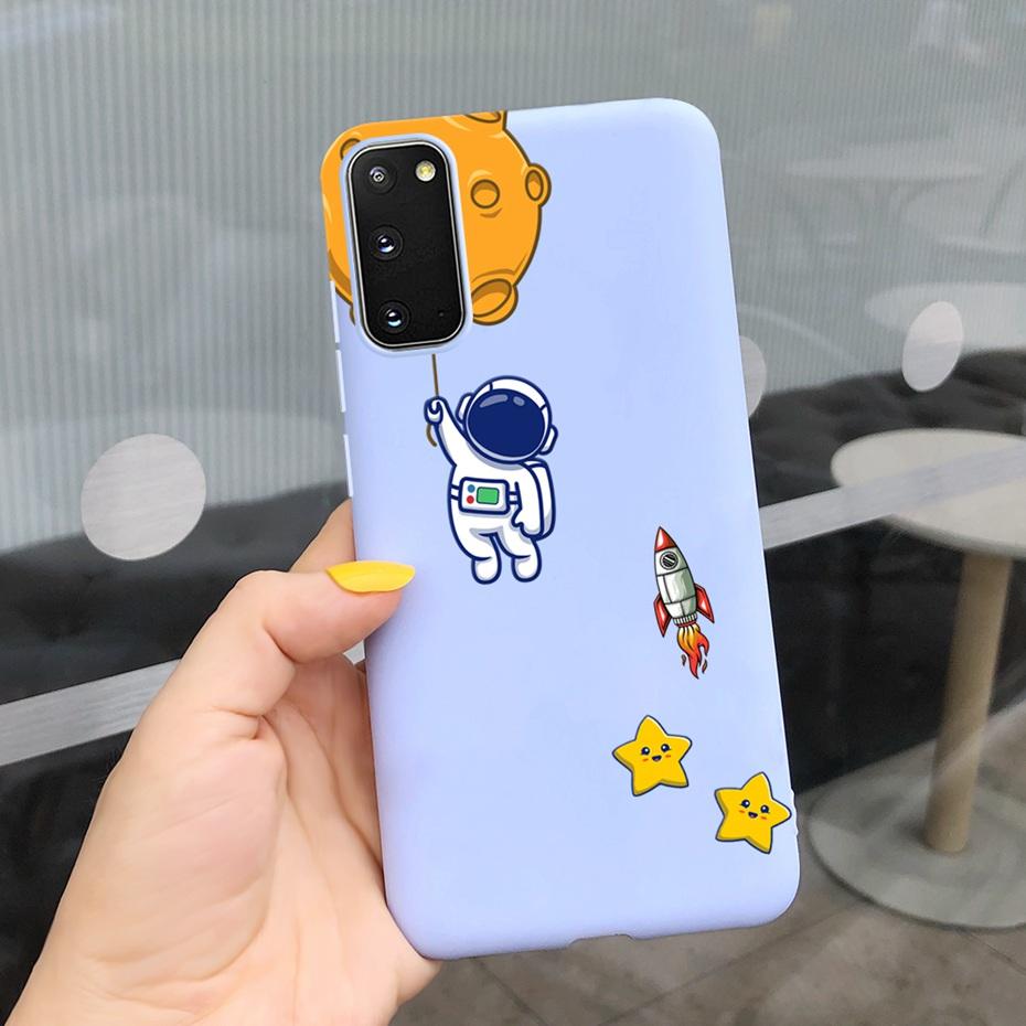 Для Samsung Galaxy S20 5G S20+ Чехол-крышка Модный Мягкий Силикон Макарон Чехлы для Телефона Для Samsung S20 FE S 20 Plus S20Plus Funda