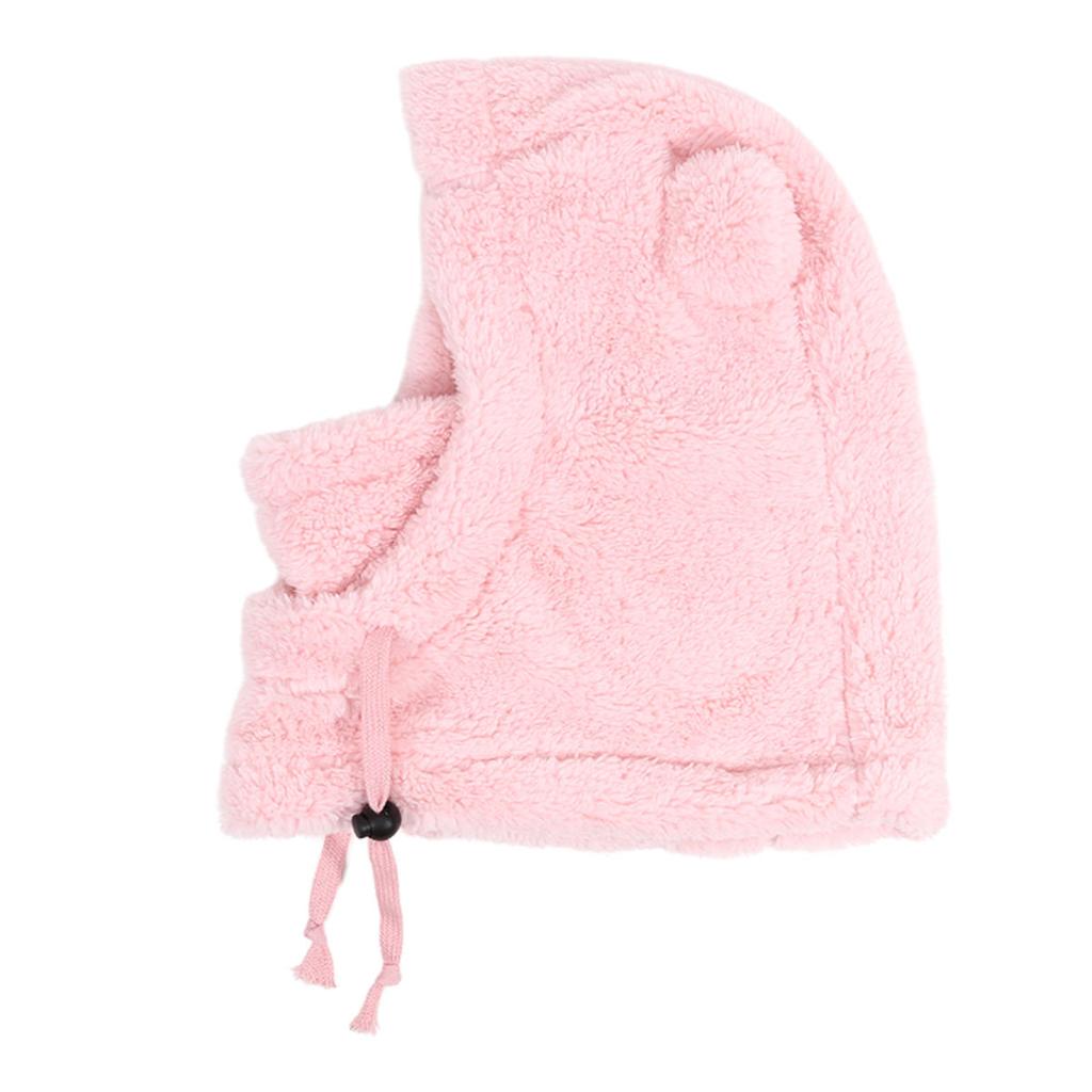 Маска для лица Шлем Шапка для детей Защита от холода Теплая Балаклава Шапка Лыжная Термальная Медвежьи уши Детский Шарф-труба Маска Интегрированная шапка