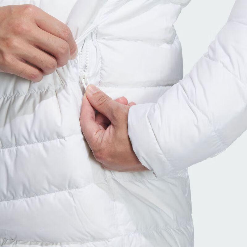 Adidas WIND.RDY Heat Repellent Water Repellent Full Zip Down Jacket Men's White HZ6070