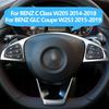 W205 W253 LHD RHD Car Multi-function Steering Wheel Switch Control Buttons Cover For Mercedes Benz C Class GLC Class