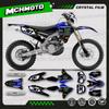 MCHMFG  Team Graphics Decal Stickers For YAMAHA WRF450 2016 2017 2018 YZF450X 2015 2016 2017 2018 Number Name