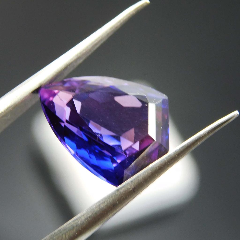 Natural Purple Tanzanite Loose Gemstone 9.00 ct Fancy Cut -W for Jewelry Making and Gem Collections