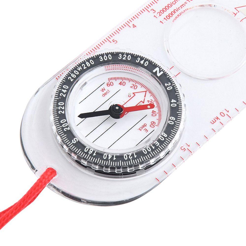 Acrylic Orienteering Navigation Transparent Baseplate Compass High Quality Camping Maps Outdoor