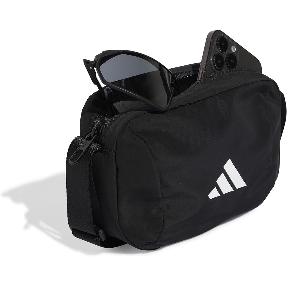 Adidas FI Shoulder Bag, Unisex, Adult, JUW10, Black/White (JM4879)