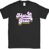 Mardi Gras Retro T-Shirt Party Carnival Celebration Holiday Tee