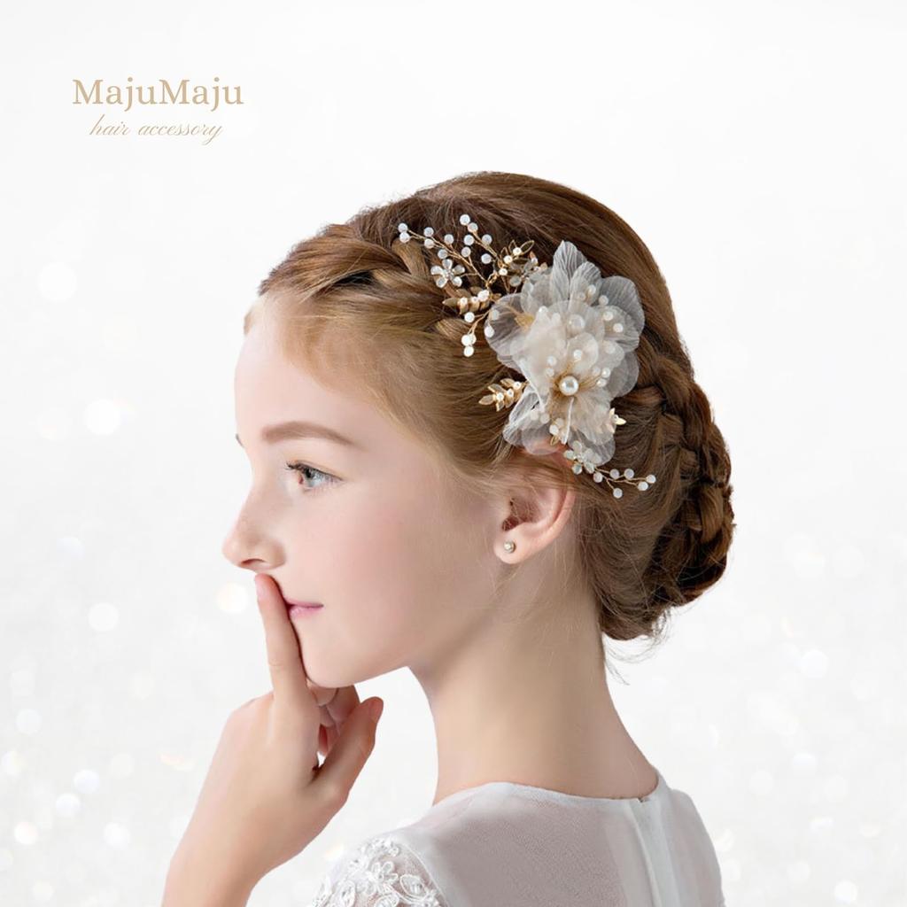 Аксессуары для волос Головной убор для фортепианного концерта Девочки Дети Ручная работа Аранжировка Украшение для волос [MajuMaju] (К) (PMA08)