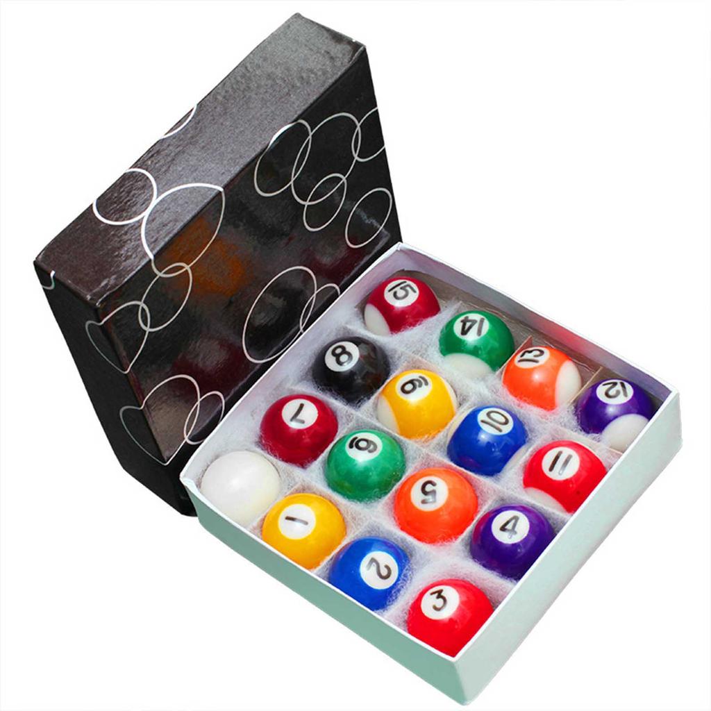 Small Billiard Balls Set Professional 25mm/32mm/38mm Billiard Balls Suitable for All Skill Level Players