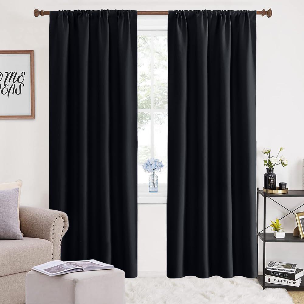 Плотные светонепроницаемые шторы с теплоизоляцией для спальни или балкона, дизайн с кулиской