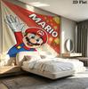Super Mario Wall Tapestry Aesthetic Wall Hanging Printed Fabric Blanket Decorative Tapestries For Bedroom Living Room Home Decor