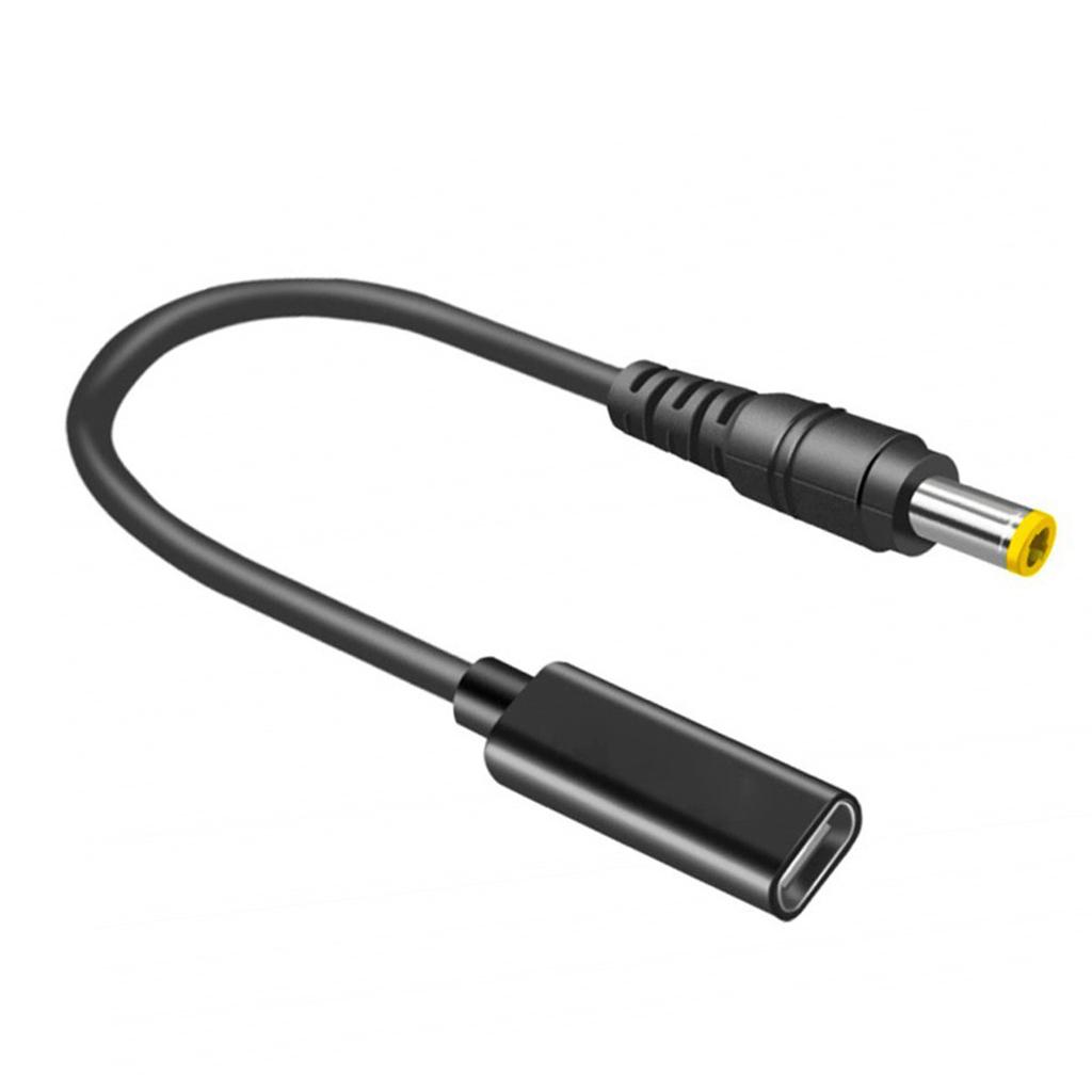Кабель питания TypeC USB-C (мама) на DC5.5x2.5мм с поддержкой PD-зарядки, подходит для ноутбука 18-20В (5.5 2.5мм)