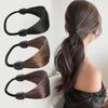Резинка из волос, имитация парика, веревка на голову, модный женский парик, кольца для волос, прямая резинка для волос, хвост, высокая эластичная веревка для волос