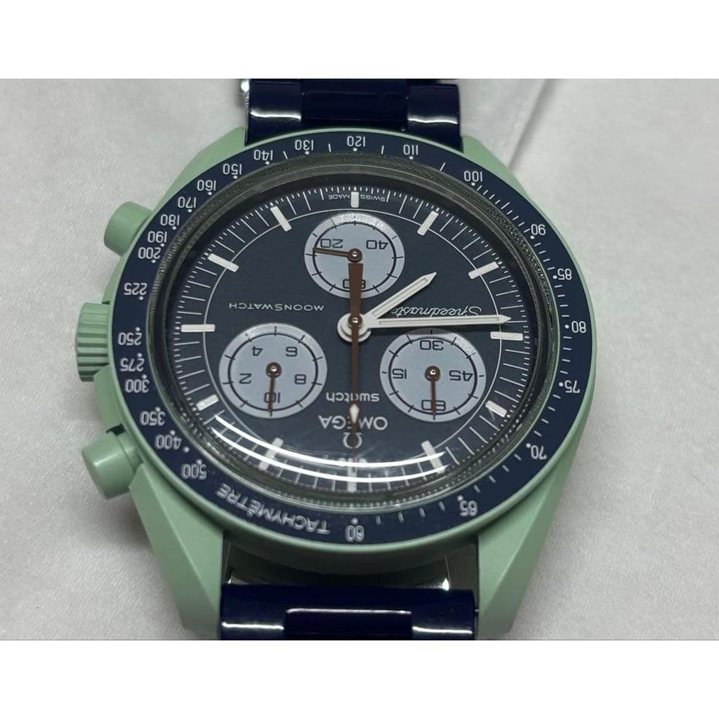 Used Swatch OMEGA x Swatch Earth, purchased at Swatch Ginza