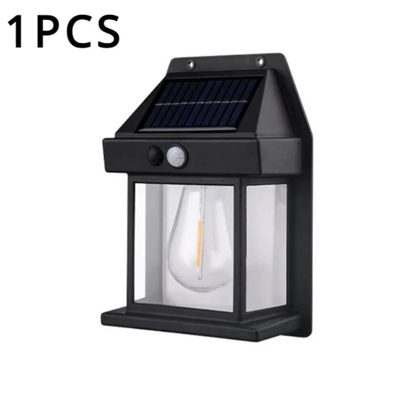 2 шт. солнечный вольфрамовый настенный светильник уличный интеллектуальный индукционный вольфрамовый светильник накаливания с дистанционным управлением освещение для сада и виллы