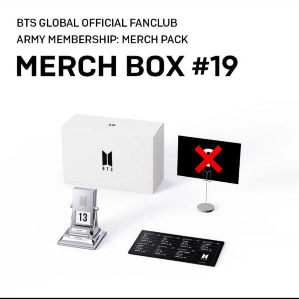 [Б/У] BTS MERCH BOX 19 ДАТОВИК