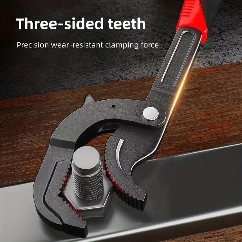 Многофункциональный автоматический трубный ключ Power Grip, металлический саморегулирующийся гаечный ключ, быстроразъемный трубный универсальный ключ, комбинированный набор инструментов