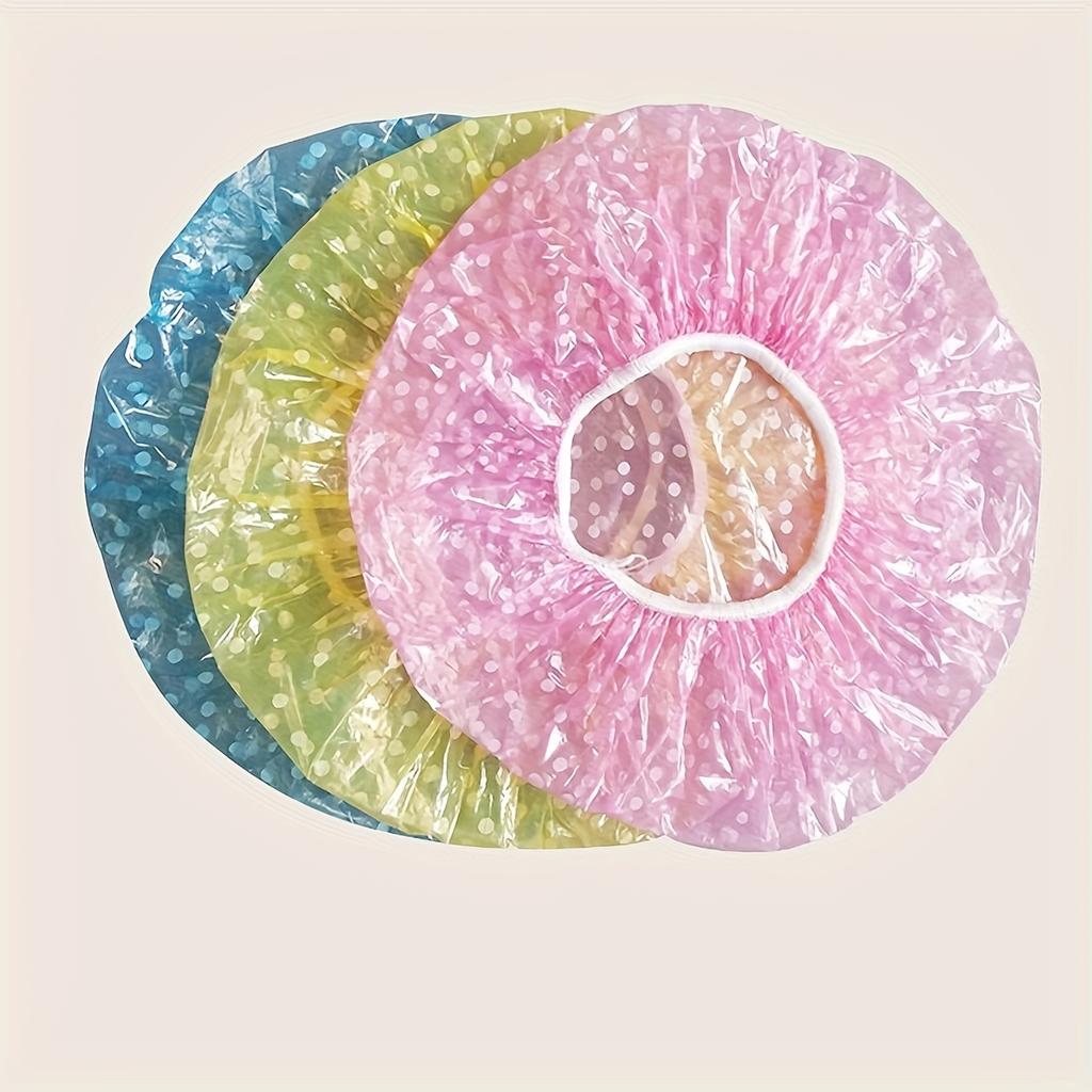 3 шт. Водонепроницаемая шапочка для душа, утолщенная водонепроницаемая и маслостойкая шапочка от пара, женские принадлежности для спа-салона, шапочка для душа, аксессуары для ванной