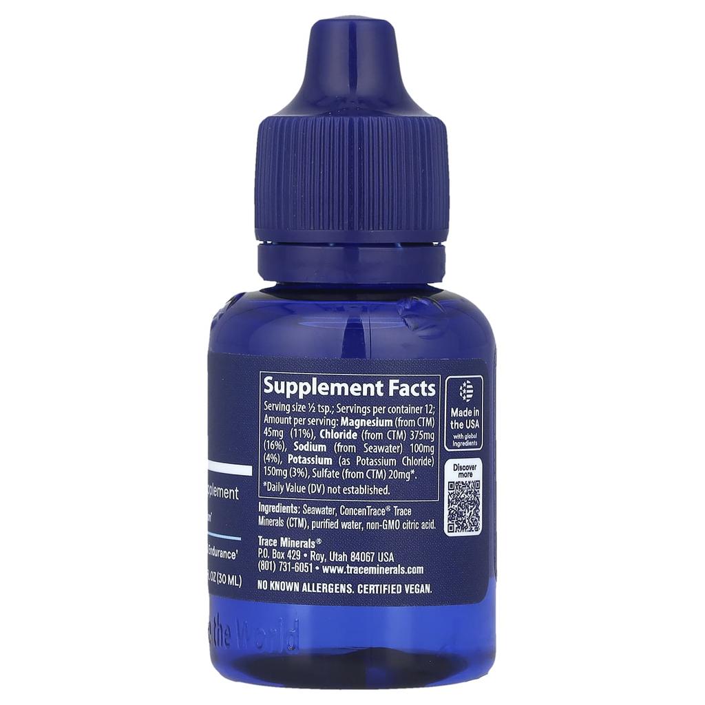 Trace, Endure, Liquid Electrolyte Supplement, 1 Fl Oz (30 Ml)