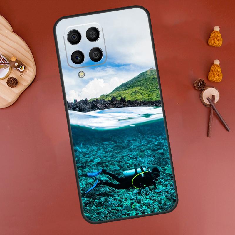 Scuba Diving Diver Case For Samsung Galaxy M12 M13 M14 M54 M23 M16 M11 M21 M31 M20 M34 M52 M32 M36 M56 M15 M55