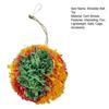 Shredder Ball Birds Toy Parrot Foraging Shredder Ball Birds Cage Hanging Toy for Parakeets Conures Cockatiels Love Birds