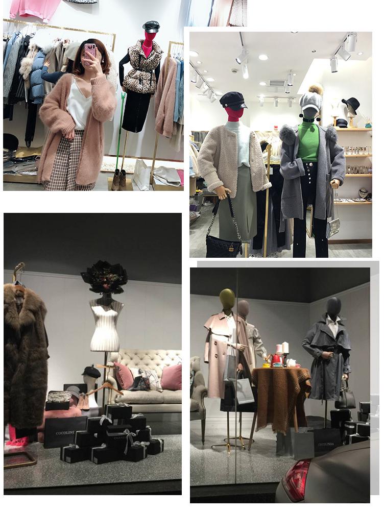 Женский замшевый манекен полторса для витрины магазина