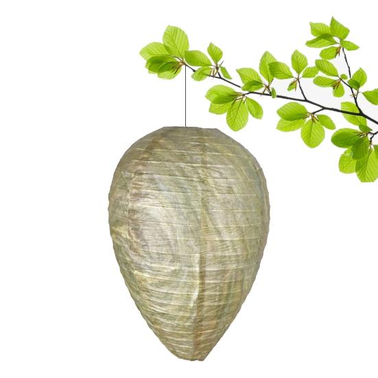 Осиное гнездо-приманка, подвесной сдерживающий пчелы бумажный фонарь, 22*28 см, приводной пчелиный улей, вихревая ткань, экологически чистая нержавеющая сталь, домашний сад