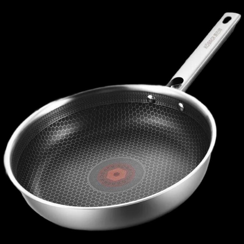 KOBACH 304 Stainless Steel Honeycomb Non-Stick Frying Pan