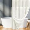 Yousheng Вафельная занавеска для душа со съемной подкладкой и кнопками, водонепроницаемая двухслойная моющаяся занавеска для кухни, занавеска для окна в спальне