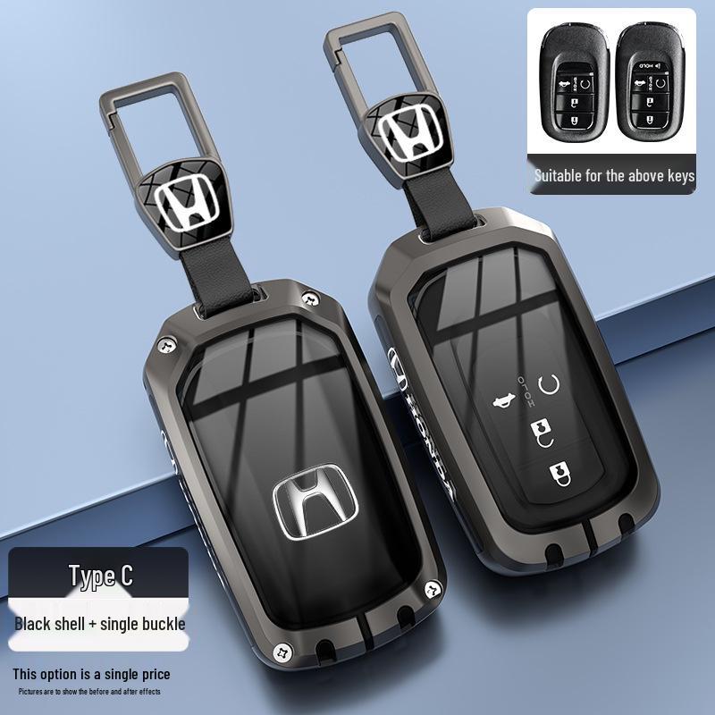 Чехол для ключа Honda, совместимый с моделями CRV, Civic, Accord, XRV, Vezel, Avancier, Breeze, UR-V и Spirior