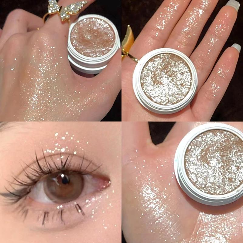 Jie Dazzler Radiant Одиночные тени для век - Блестящие, Мерцающие Оранжевые Земляные тона