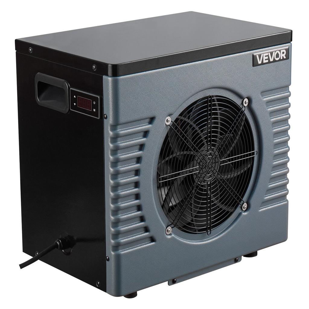 4160 W Pool Heat Pump, Electric Pool Heater for Above Ground Up to 15 m³, Max COP 5.14, Low Noise, GFCI Protection, 15-40 Heating Temperature for