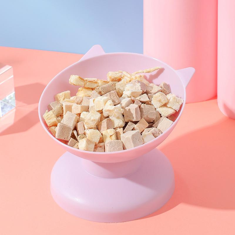 Миска для корма для домашних животных, наклонная защита для шеи с высоким дном, противоудушающая миска для воды для собак и кошек, антидемпинговые принадлежности для кормления собак