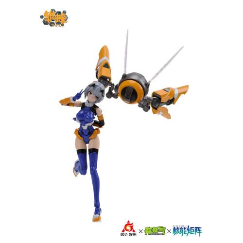 Doyusha NUKE MATRIX B.E.E. Ruri 1/12 Scale Pre-Colored Plastic Model Kit, Approximately 160mm Tall