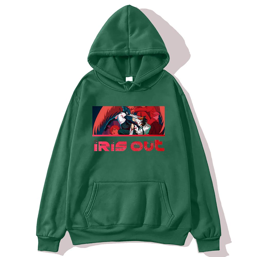 ХУДИ ИЗ ЯПОНСКОГО АНИМЕ IRIS OUT Yonezu Kenshi IRIS OUT Новые Графические Толстовки Женские Мужские Харадзюку Пуловер Y2K Худи с Длинным Рукавом