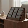 Wooden Card Display Stand Sturdy Wood Wooden Ladder Display Shelf Desktop Ladder Shelf Disassemblable for Collectors