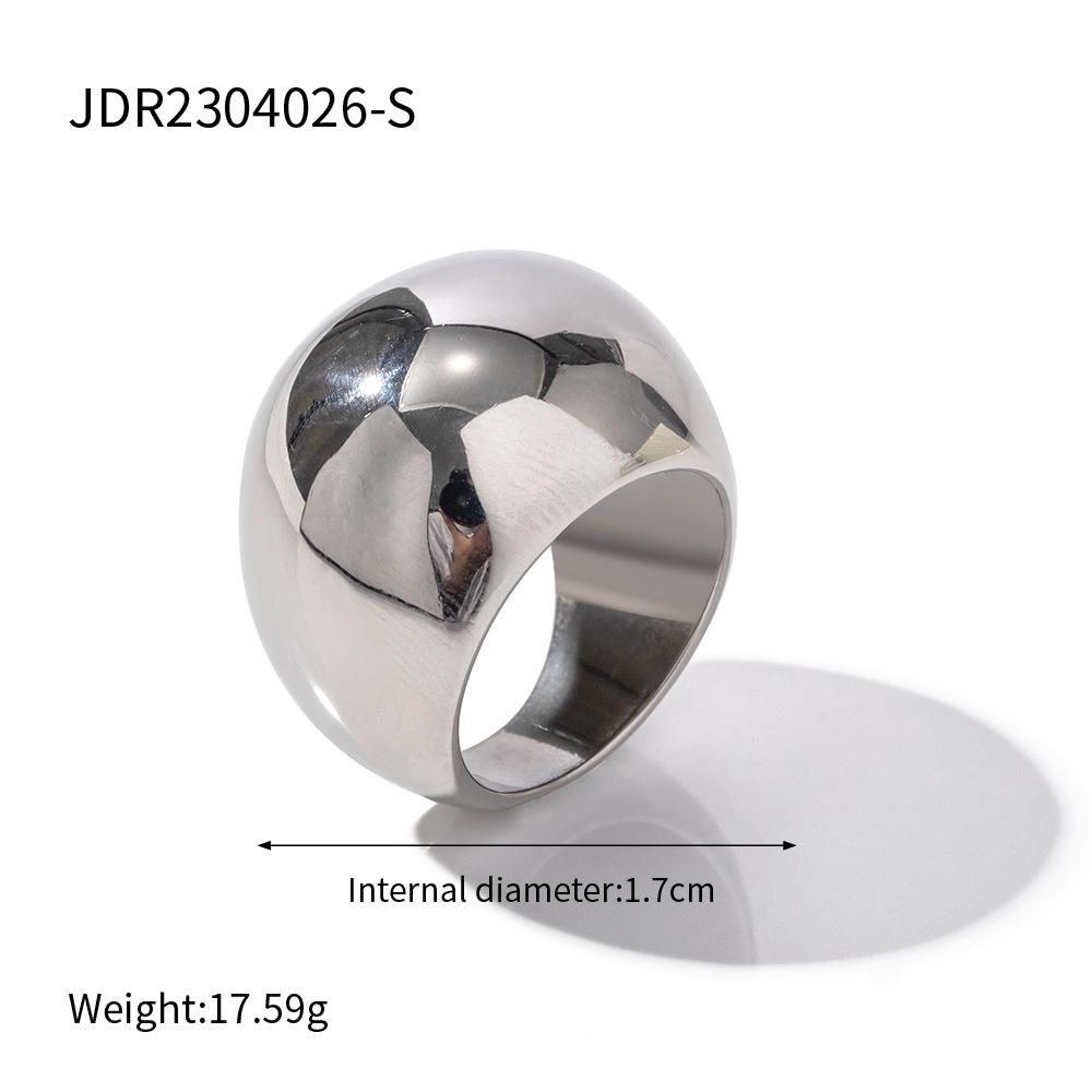 Jieding 18K Gold Stainless Steel Luxury Titanium Ring for Women