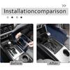 Soft Carbon Fiber Car Center Control Gear Shift Panel Sticker Trim Fit for Toyota Tacoma 2006 2007 2008 2009 2010 2011 2012 2013 2014 2015 (Black