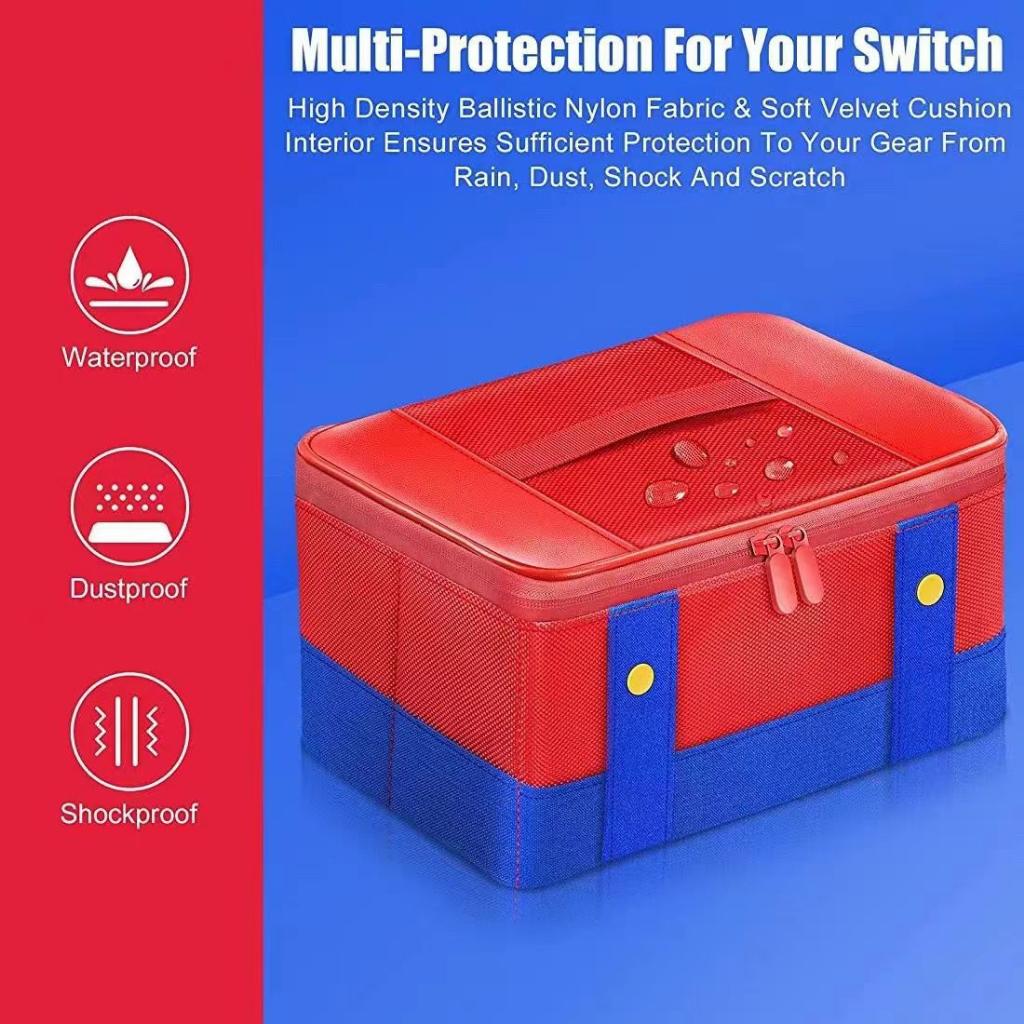 Большой защитный чехол для переноски Switch, дорожная сумка для хранения Nintendo Switch, контроллер Oled Console Pro для Switch, аксессуары