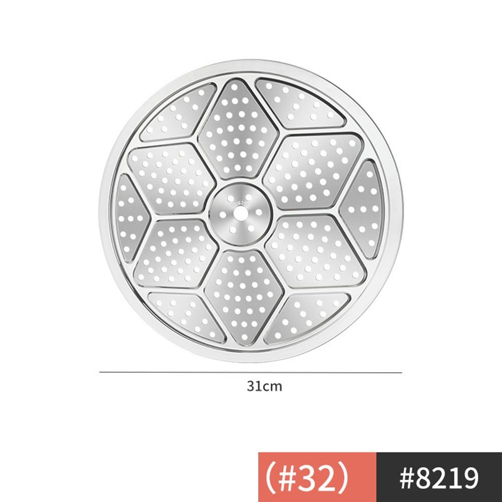 Круглый поддон для пароварки Тарелка для приготовления на пару 15-39 см Нержавеющая сталь 304