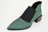 Ботильоны с острым носком 2007 36 Зеленые нубук
