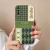 Чехол для телефона Huawei P Smart 2021 Y5P Y6P Y7P Y9S Honor 20 Lite 20S, чехол в клетку, матовые мягкие силиконовые противоударные чехлы для телефонов для бампера Huawei