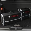 PAJL2 Car Soft Felt Storage Bag Organizer Cars Foldable Trunk Bag For Tesla model 3 model Y Car Stickers