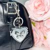 Vintage Style Butterfly Heart Keychain Lightweight Butterfly Heart Keychain With Vintage Appeal for Bags Keys Backpacks