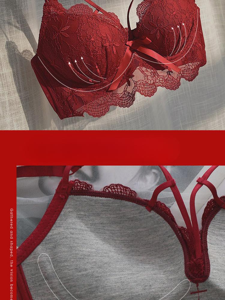 Сексуальное нижнее белье для женщин Пуш-ап Беспроводные бюстгальтеры Регулируемые Внутренние топы Кружево Широкий Глубокий V-образный вырез С открытой спиной Перекрестный Вырез