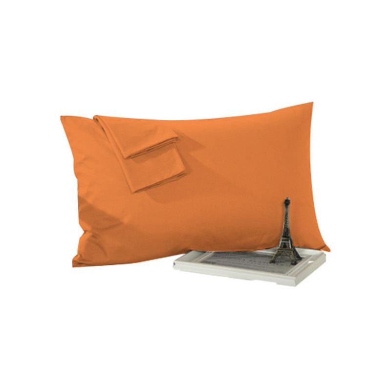 Solid Color Pillowcase 1pcs Pillowcase Pillow Core Cover Single Student Dormitory Brushed Comfortable and Breathable