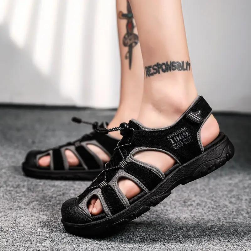 С платформой дышащие мужские сандалии беговые высокие спортивные туфли для мужчин высокое качество роскошь 2024 новый дизайн летняя распродажа повседневный