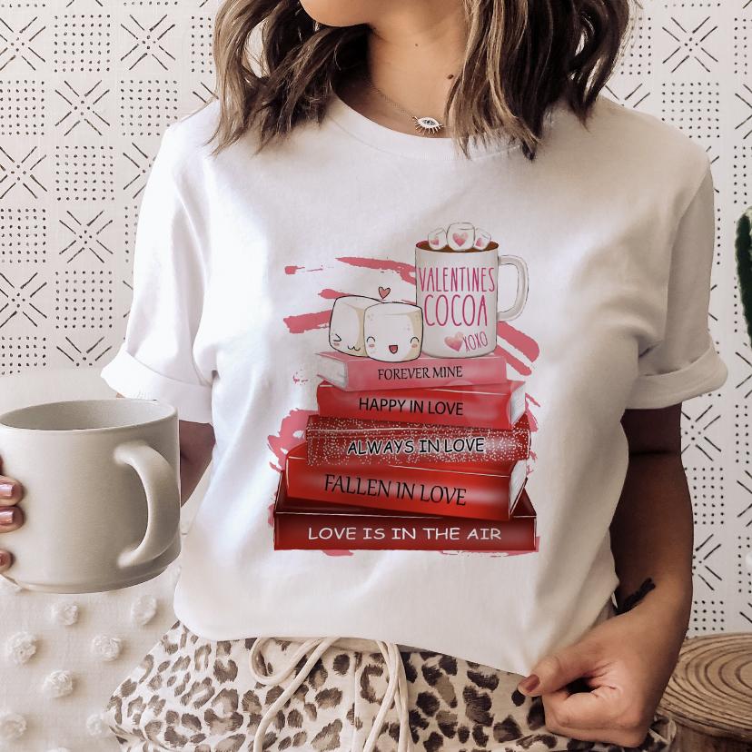 Футболка женская одежда «Волшебные книги любовь» милая женская повседневная футболка с коротким рукавом модная летняя футболка весенняя женская футболка с рисунком